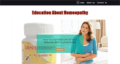 Desktop Screenshot of homeopathy-education.com