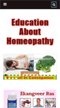 Mobile Screenshot of homeopathy-education.com
